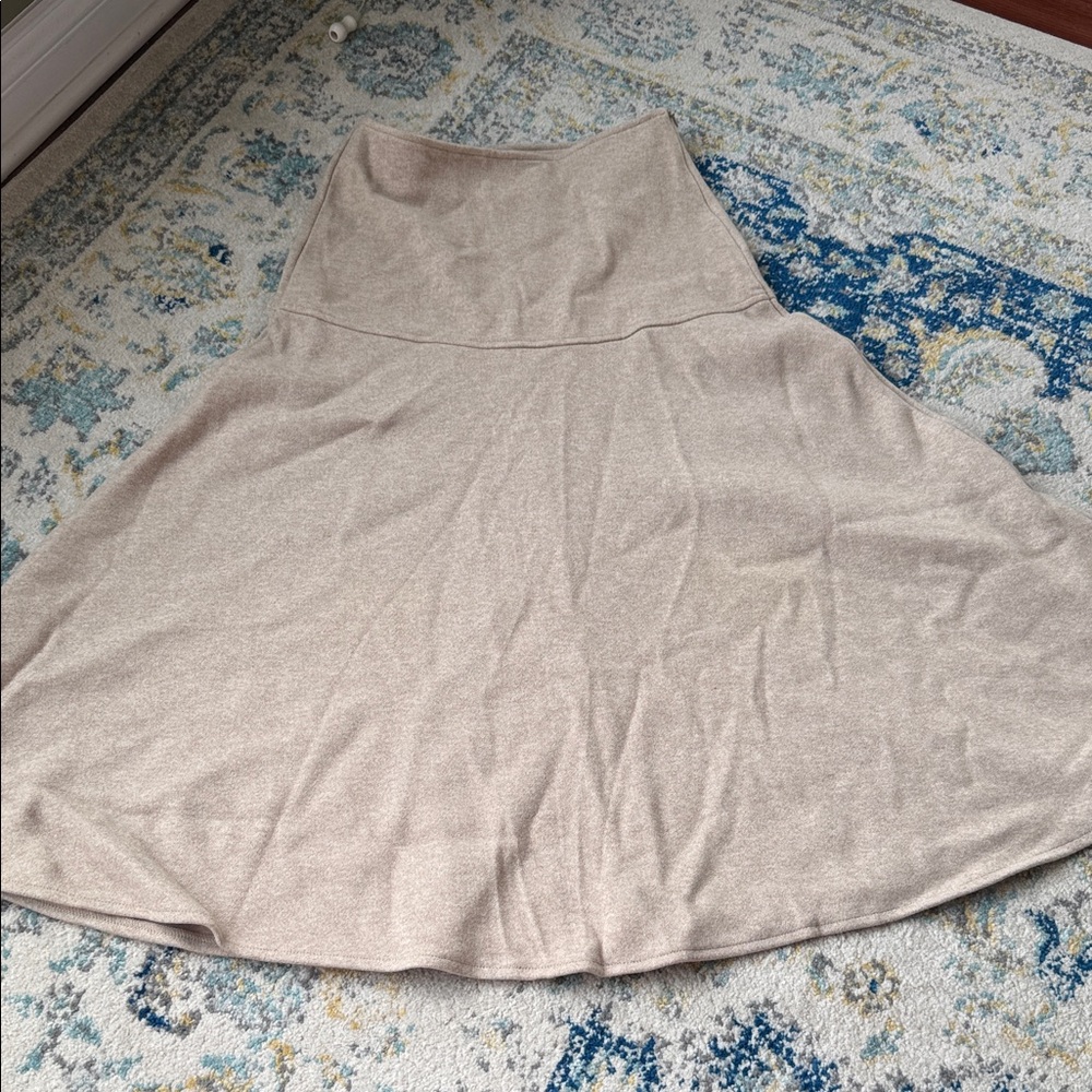 OGL Classic Beige A-Line Skirt